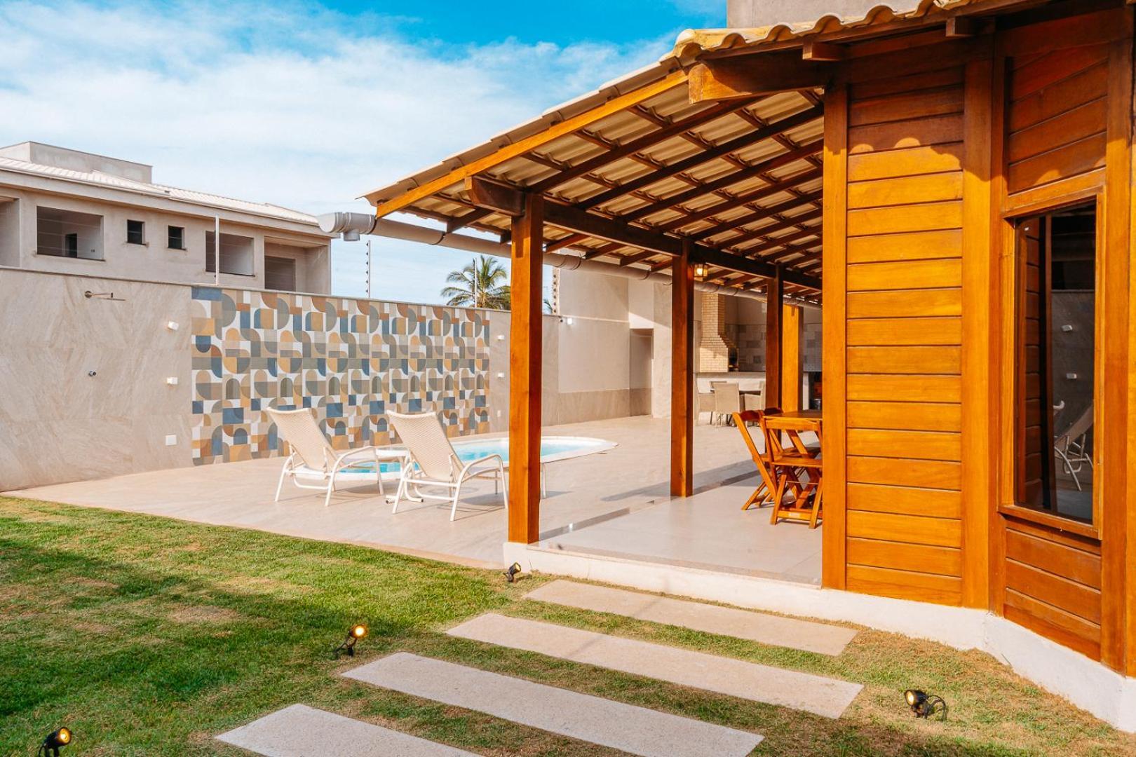 Casadecastelhanos, Quadra Do Mar De Castelhanos, 4 Suites Com Ar, Churrasqueira, Piscina, Hidromassagem, Cozinha Integrada Gourmet Ideal Para Familia E Amigos Anchieta  Kültér fotó